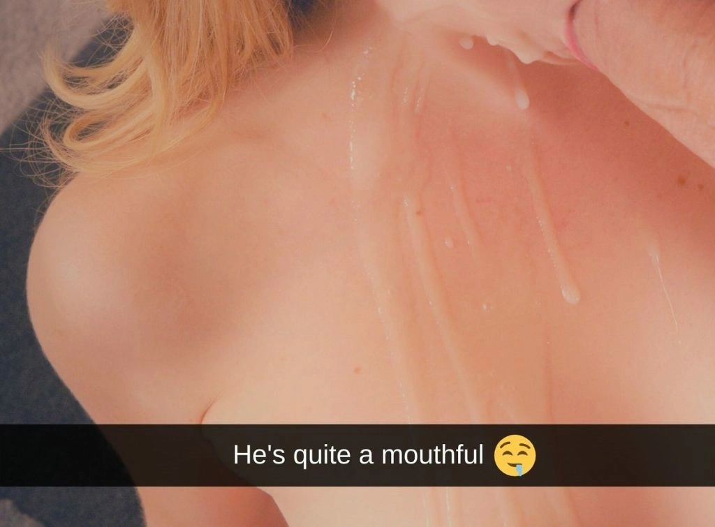 cum dripping down a womans body