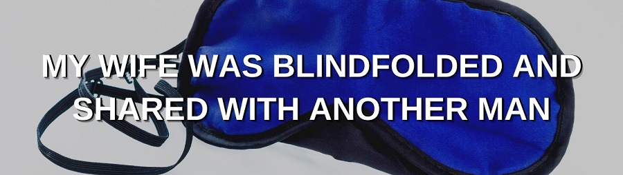 blue blindfold