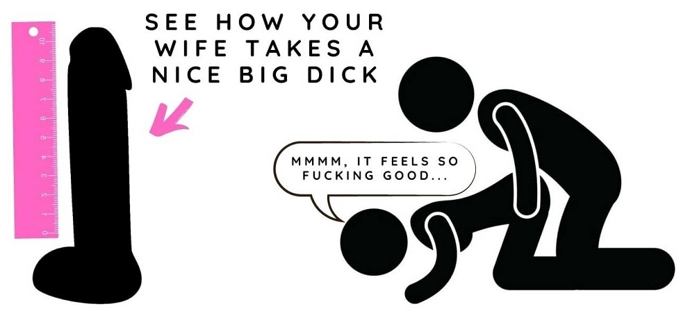 cartoon of big penis being measured