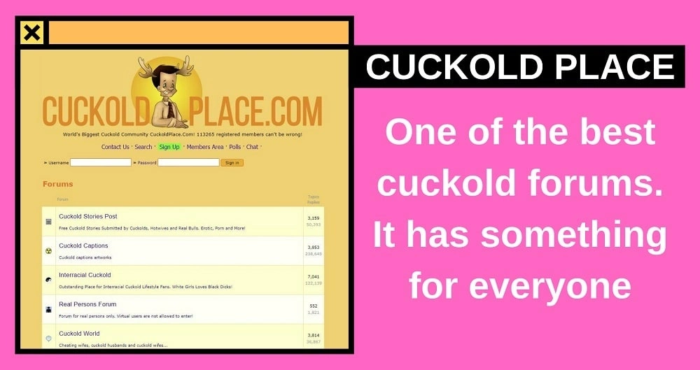 cuckold place forum screenshot