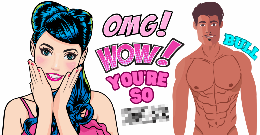 Wife who is really attracted to bull.